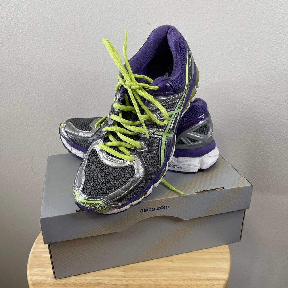 Asics Gel Kayano 21 Silver/Purple Womens 8.5